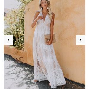 White Vici Antonia dress